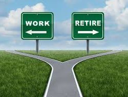 A cross roads between work and retire