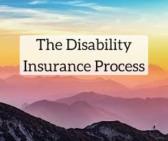 The disability insurance process written over a landscape